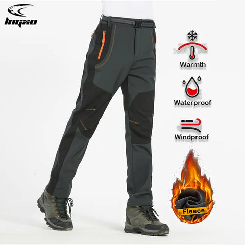 Men Polar Fleece Waterproof Trousers