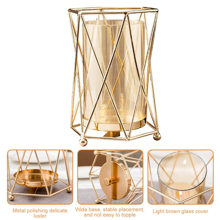 Golden Metal Vase