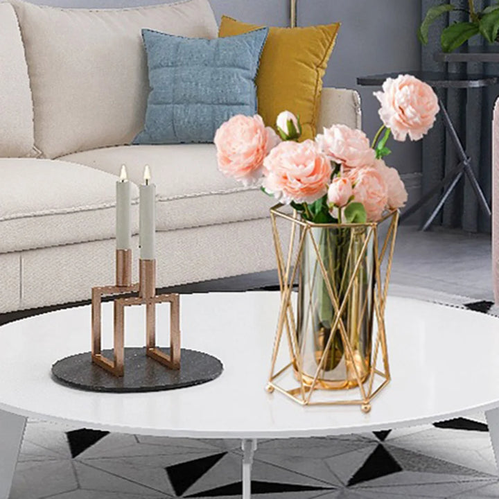 Golden Metal Vase